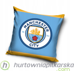 Poduszka Manchester City FC 1894 niebiesko żółta mcfc161003
