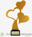 Statuetka metalowa z  motywem SERCA ML-HEA2