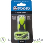 Gwizdek FOX 40 Sharx neon-szary ze sznurkiem 8703-2308