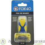 Gwizdek FOX 40 Sharx żółto-niebieski ze sznurkiem 8703-2208