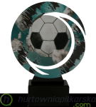 Statuetka metalowa z motywem piłki nożnej WR-SOC1