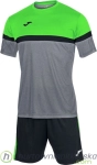 Komplet piłkarski JOMA Danubio set melange grey fluor green