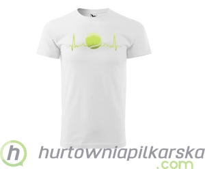 Koszulka tenis ziemny  z motywem puls serca