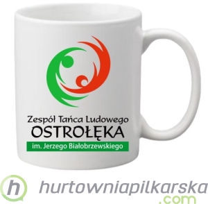 Kubek ceramiczny zespołu Tańca Ludowego Ostrołęka