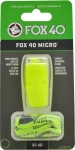 Gwizdek Fox 40 Micro neon żółty ze sznurkiem 9513-1308