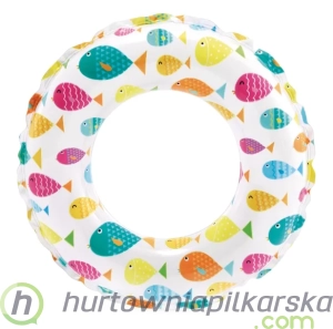 KOŁO DMUCHANE DO WODY 61cm RYBKI INTEX 