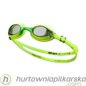 Okulary pływackie Nike Junior zielone NESSD138-737 OS (s)